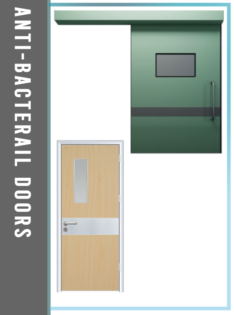 Anti bacterial doors